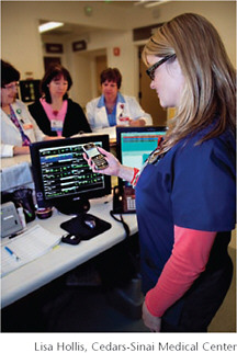 Los Angeles hospital Cedars-Sinai is a leader in using mobile devices for text message patient alerts and notifications.