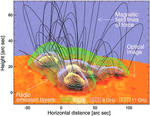 FIGURE 9.4 Models for magnetic fields on the Sun. SOURCE: Jeongwoo Lee, New Jersey Institute of Technology.