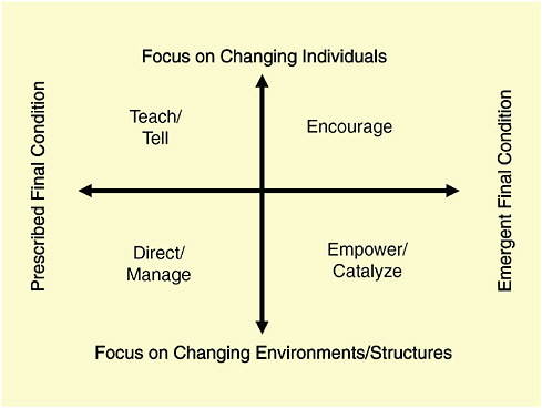 FIGURE 8-2 Change agent roles and strategies.
