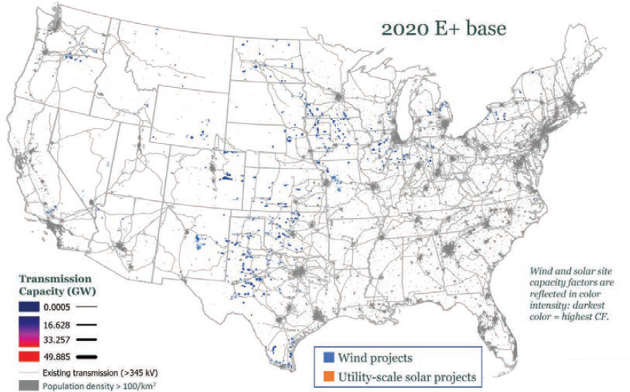 Existing transmission grid (2020)