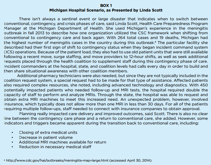 Michigan Hospital Scenario